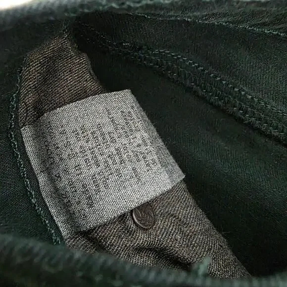 Rag & Bone Skinny Jean Forest Green Tencel Stretch Denim Style W15020337 - 25 - Picture 8 of 16